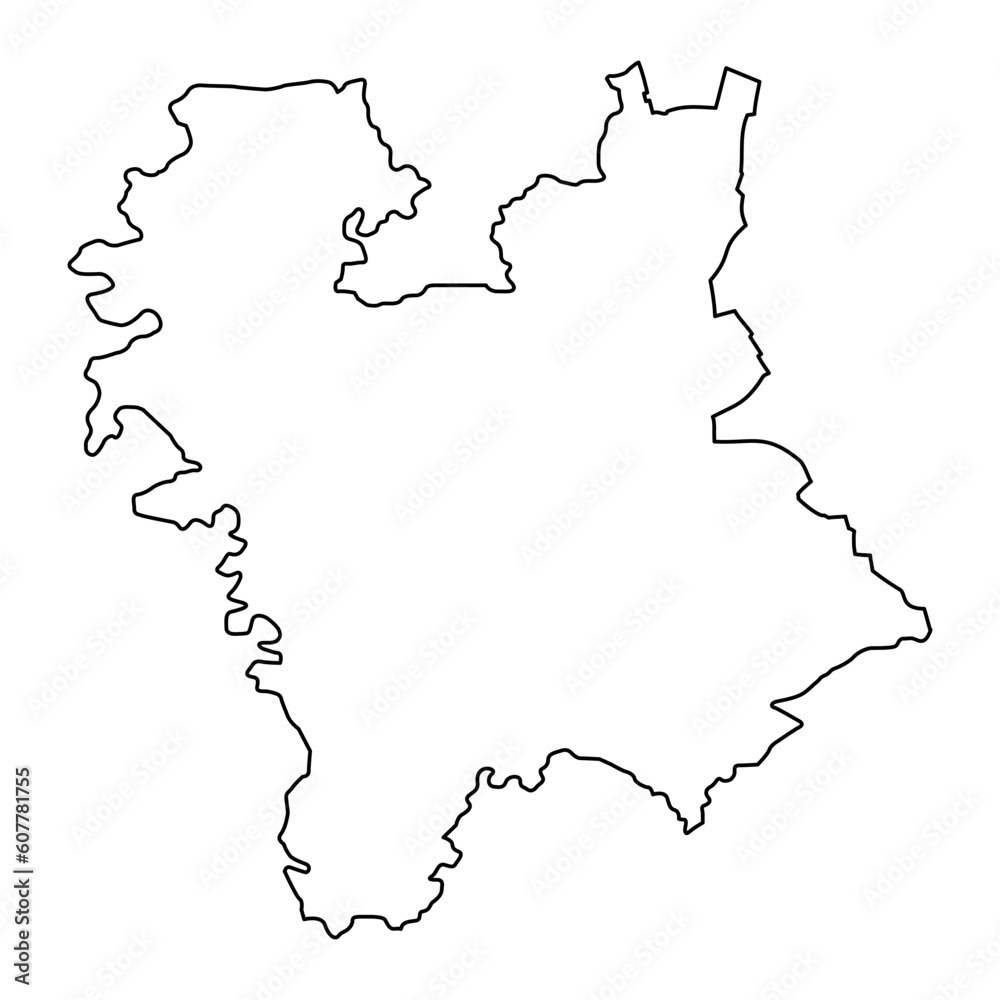 Central Banat district map, administrative district of Serbia. Vector illustration. Central Banat district map, administrative district of Serbia. Vector illustration.