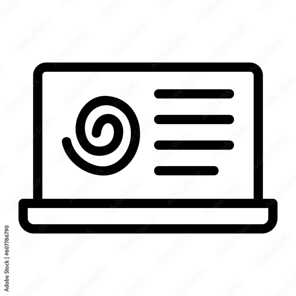 computer line icon computer line icon