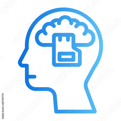 memory gradient icon