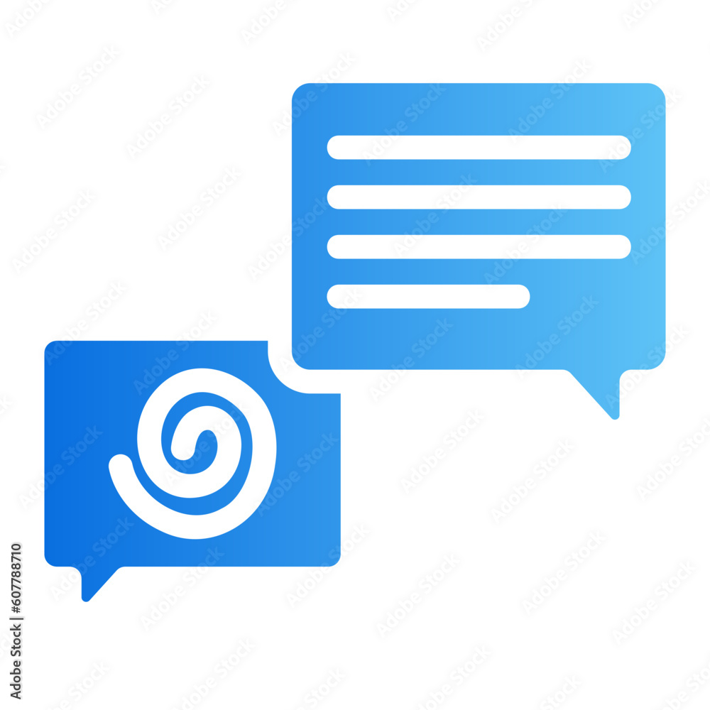 communications gradient icon communications gradient icon