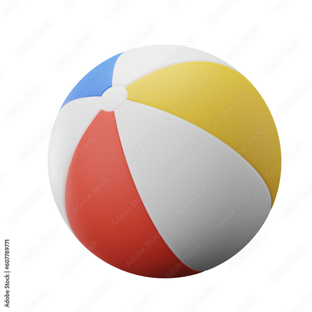 Beach Ball Beach Summer 3D Illustrations Beach Ball Beach Summer 3D Illustrations