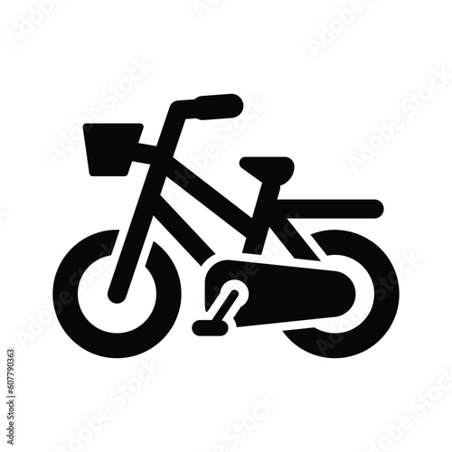 Bicycle icon design in modern style, pedal bike vector design