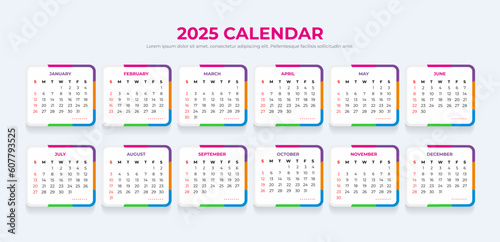 2025 Calendar Template