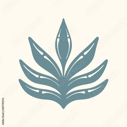 abstract illustration vector of nature good for healty product, logo and pattern design.