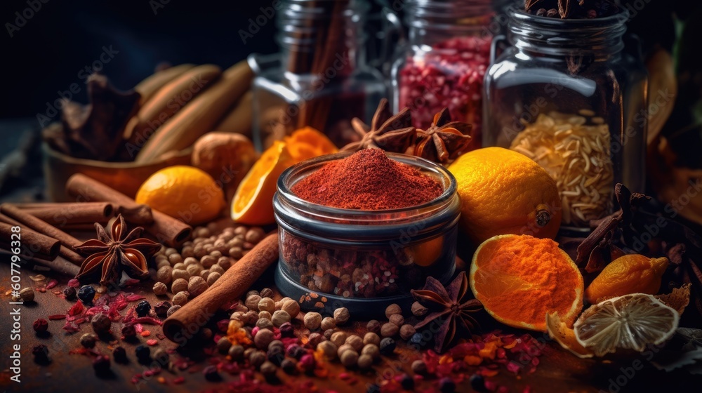 Traditional spices. Generative AI