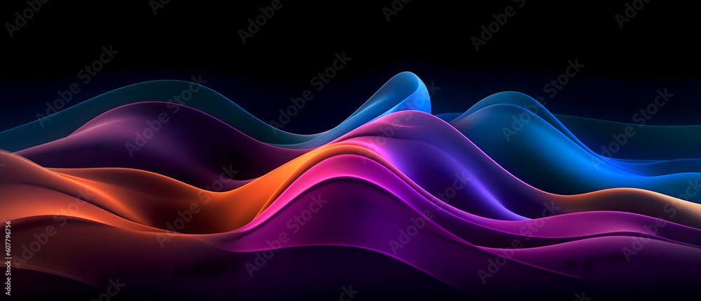 Abstrakter 3D-Hintergrund. generiert mit KI Abstrakter 3D-Hintergrund. generiert mit KI