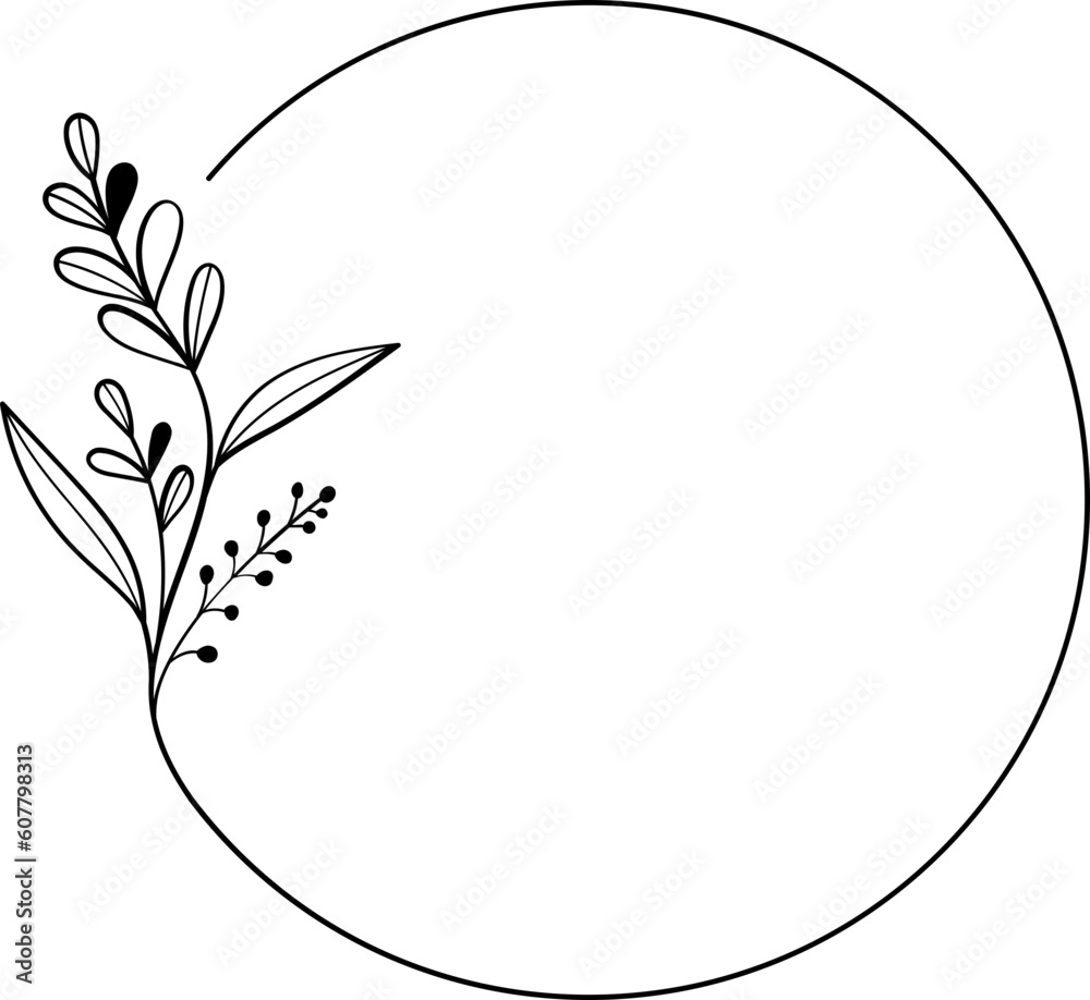 Wedding Floral Frame Wedding Floral Frame