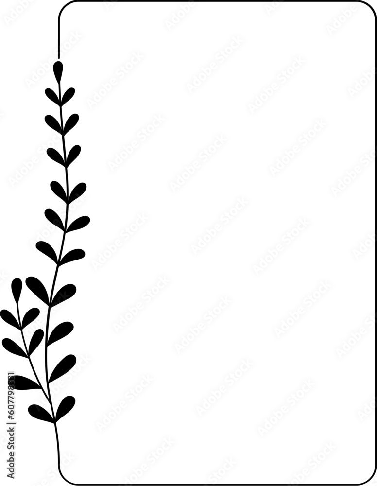 Obraz premium Wedding Floral Frame