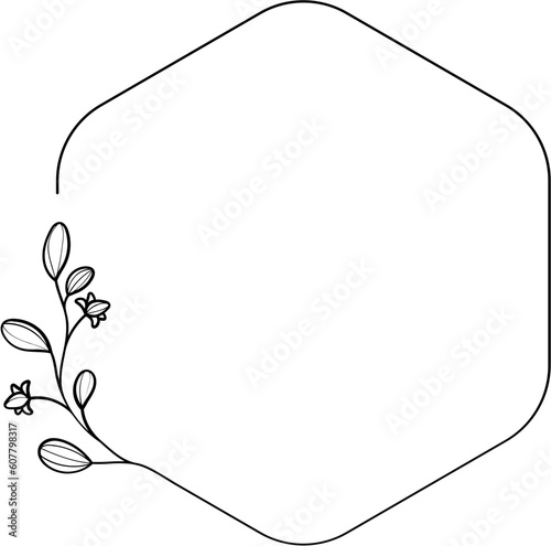 Wallpaper Mural Wedding Floral Frame Torontodigital.ca