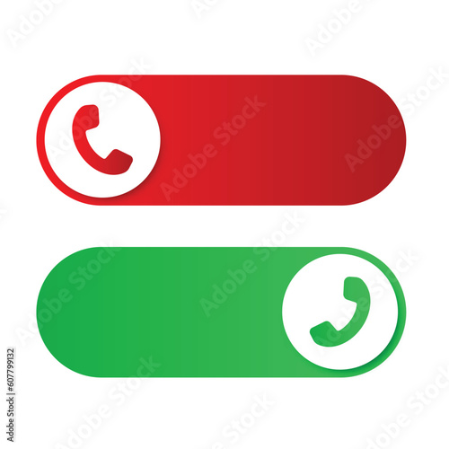 accept or reject mobile phone call buttons