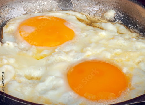 Fried eggs are delicious, a...