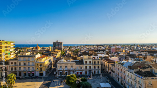 Aerial View of Avola, Syracuse, Sicily, Italy, Europe