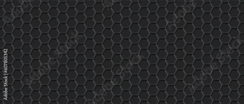 Dark background honeycomb carbon metal