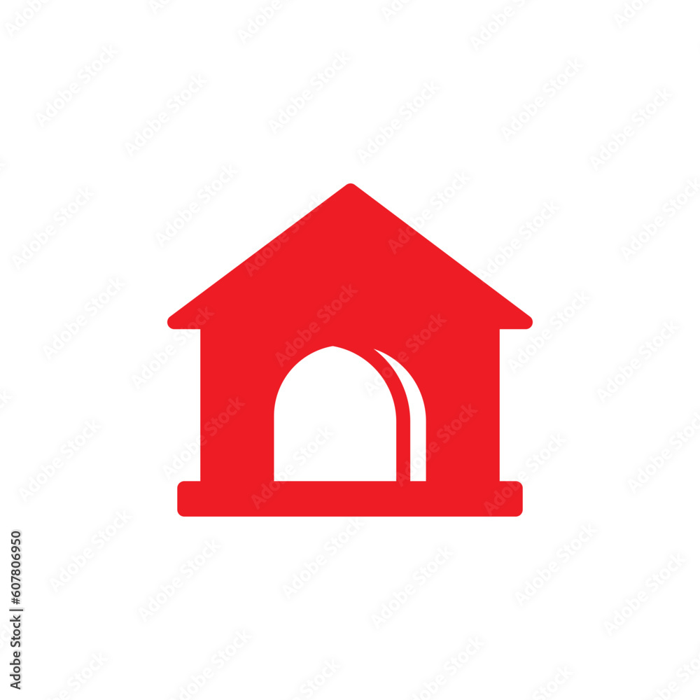 Dog House Pet Solid Icon