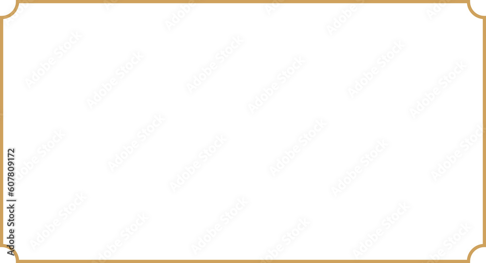 Gold frame with inverted rounded corner for web presentation ,thumbnail ,decorative horizontal border in luxury oriental style, png with transparent background. Gold frame with inverted rounded corner for web presentation ,thumbnail ,decorative horizontal border in luxury oriental style, png with transparent background.