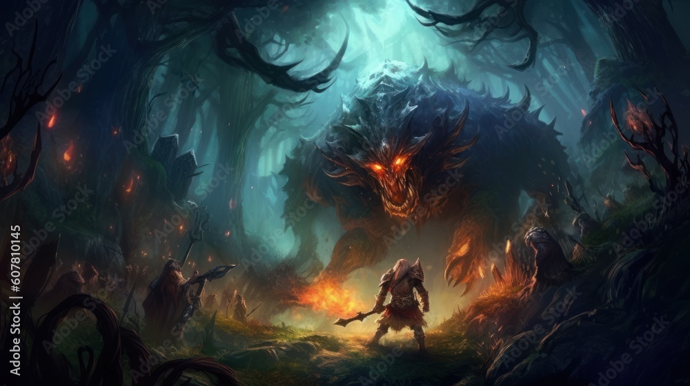 Obraz premium Role Playing Game Artwork