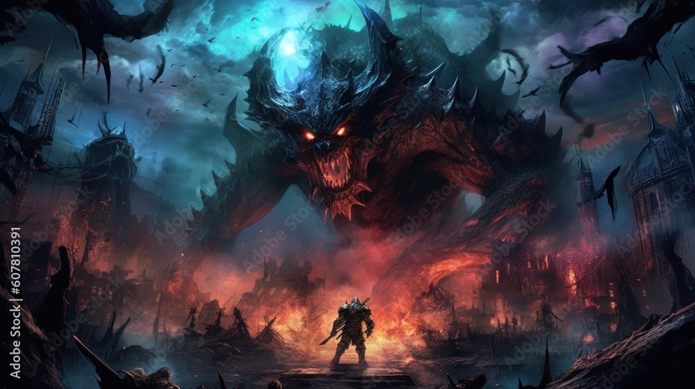 Fototapeta premium Role Playing Game Artwork