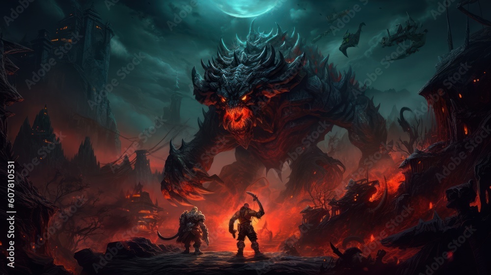 Fototapeta premium Role Playing Game Artwork