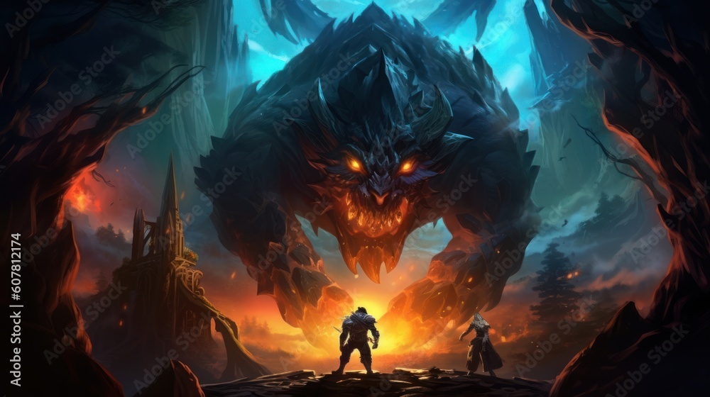 Fototapeta premium Role Playing Game RPG Artwork
