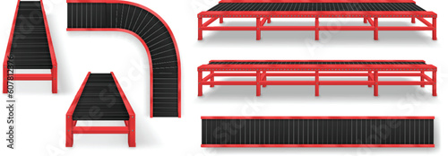 Conveyor Belt Realistic Set