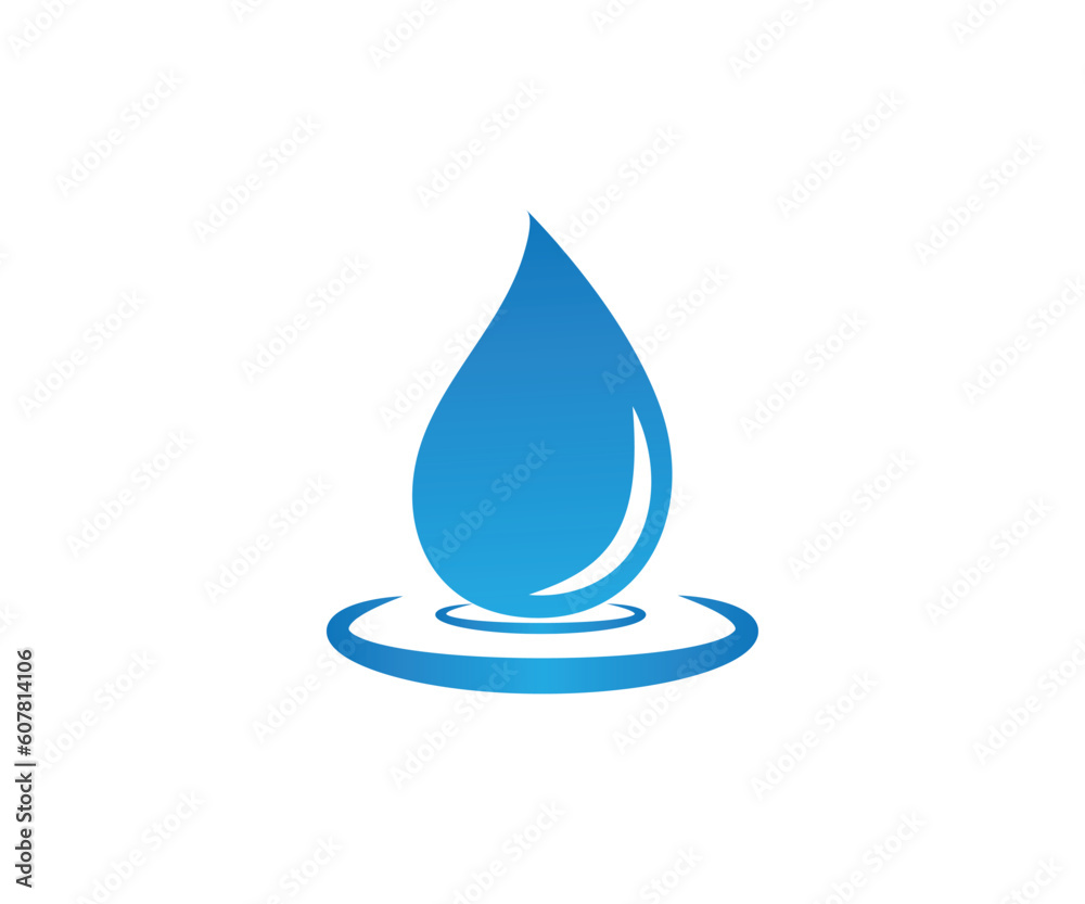 Water drop icon design vector template Water drop icon design vector template