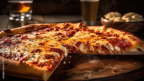 Wallpaper Mural Harmonious Delight: A Culinary Masterpiece of Mouthwatering Pizza 4. Generative AI Torontodigital.ca