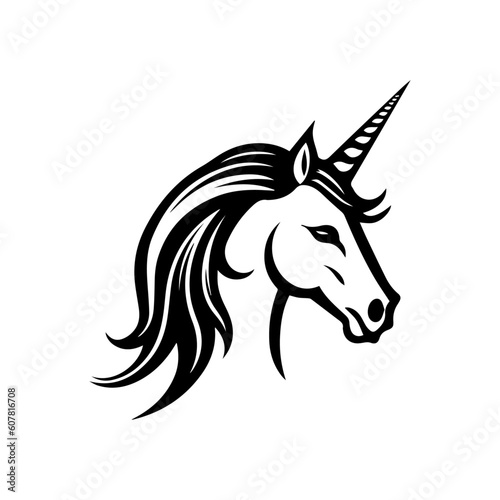 Unicorn vector  unicorn logo  isolated on white background  vector illustration.