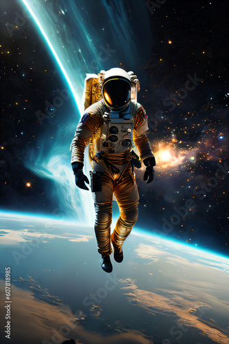 Astronaut in space 