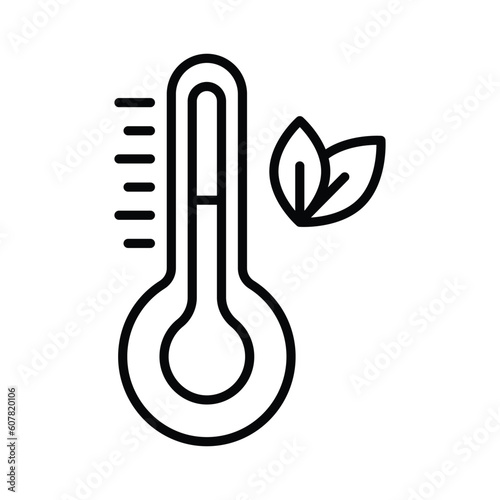 Check this beautifully designed vector of eco temperature in modern style