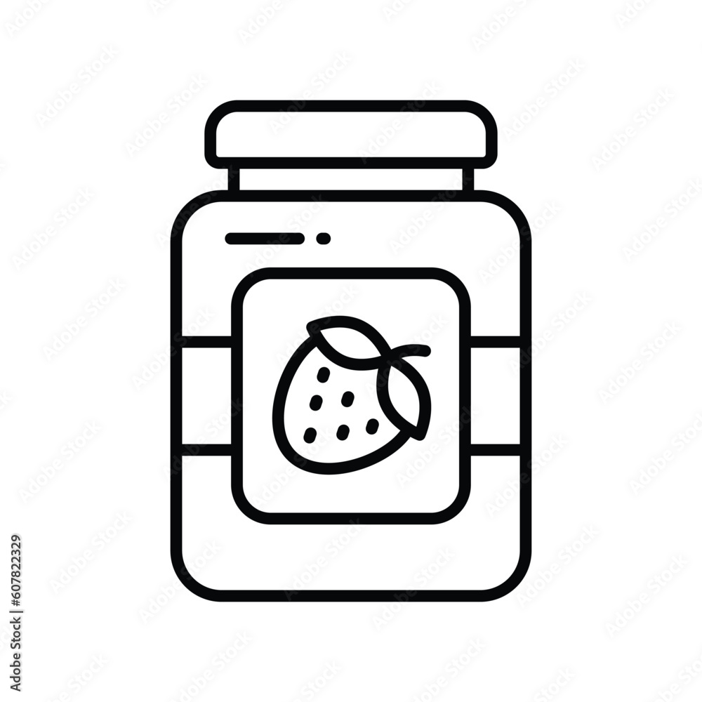 Check this amazing vector of jam jar in modern style, ready to use icon Check this amazing vector of jam jar in modern style, ready to use icon
