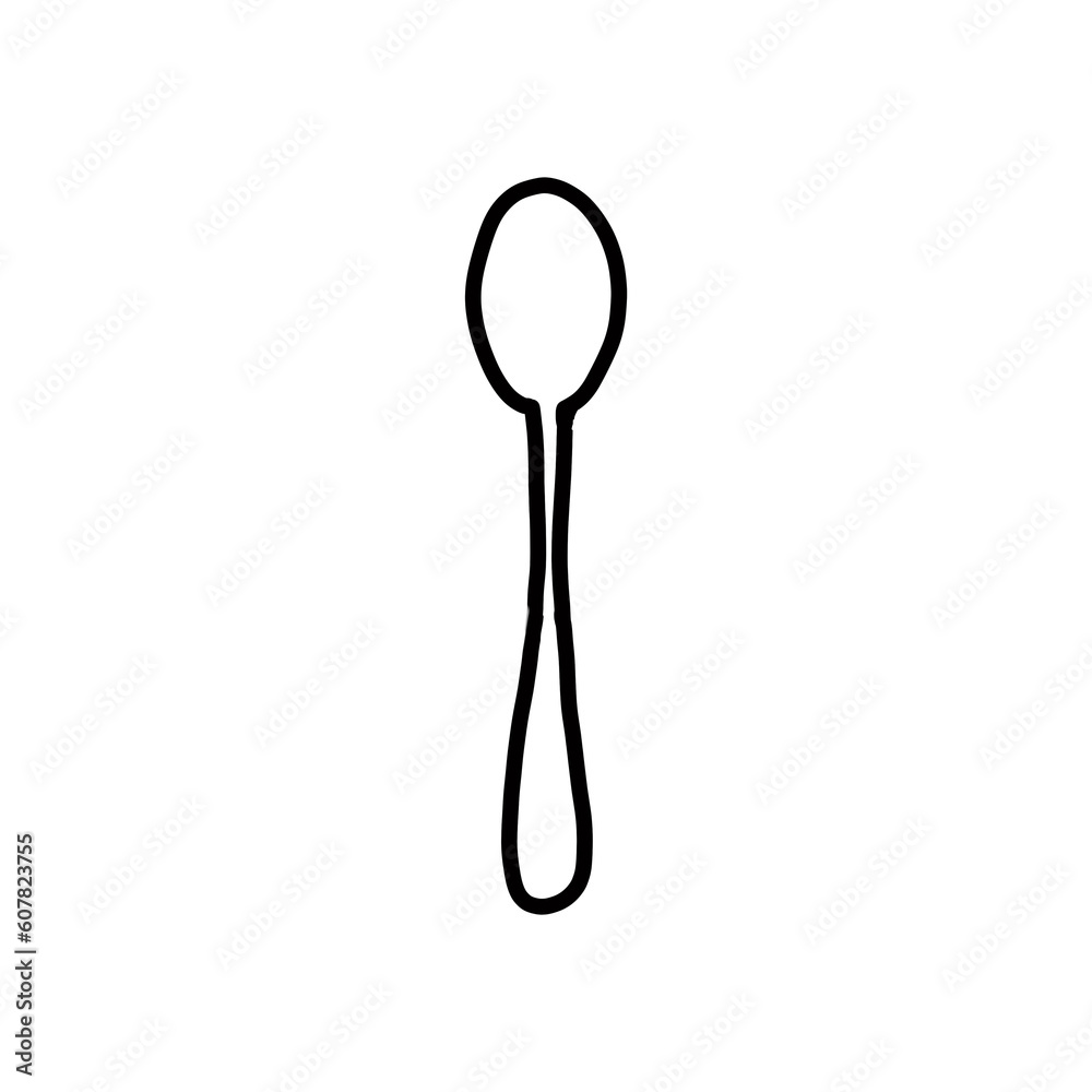 spoon restaurant eat hand drawn doodle spoon restaurant eat hand drawn doodle