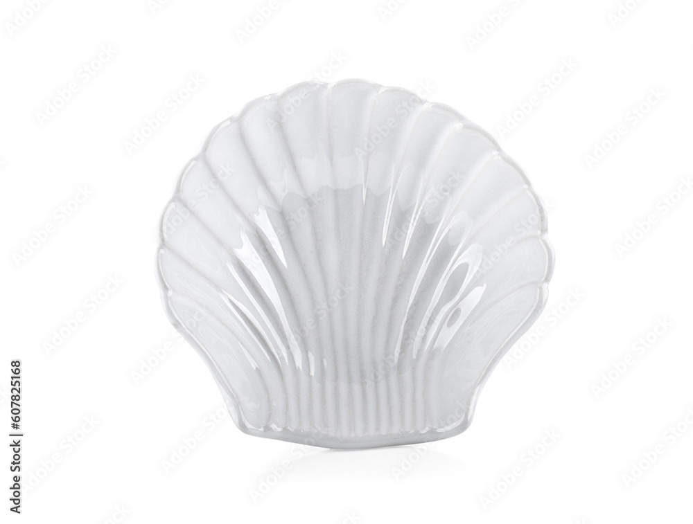 Fototapeta premium white ceramics bowl isolated on white background.