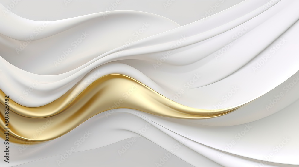 gold and white abstract waves web background, minimalistic smooth lines, creative concept gold and white abstract waves web background, minimalistic smooth lines, creative concept