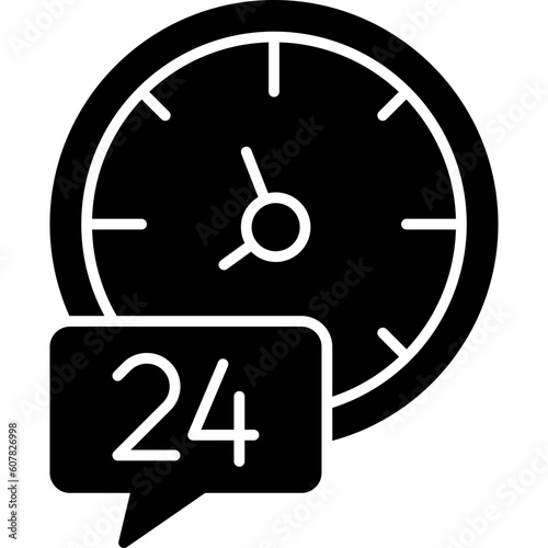 24 Hours Icon
