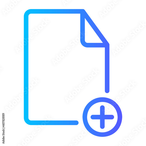 add gradient icon