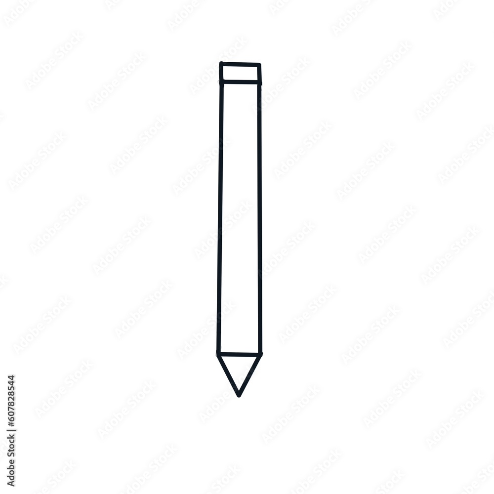 pencil school stationery hand drawn doodle 