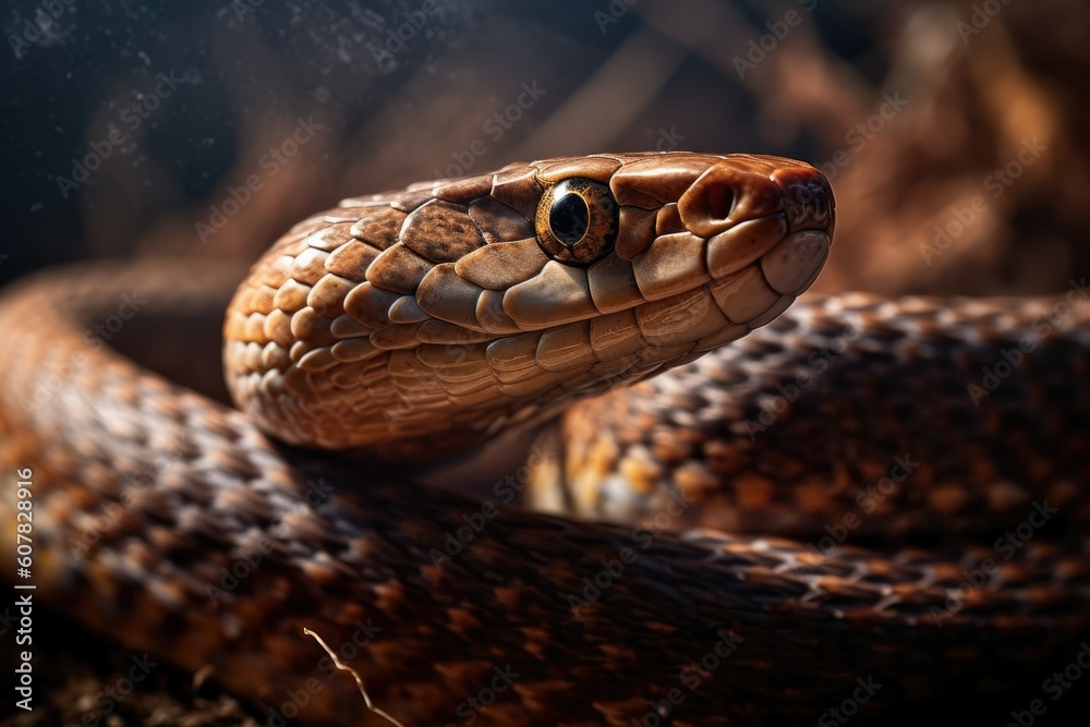 Fototapeta premium Eastern Brown Snake with Potent Venom