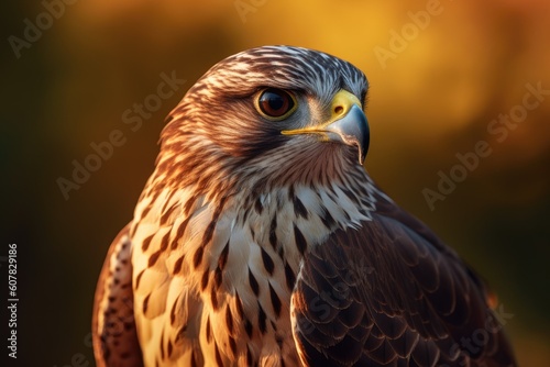 Captivating Resting Falcon