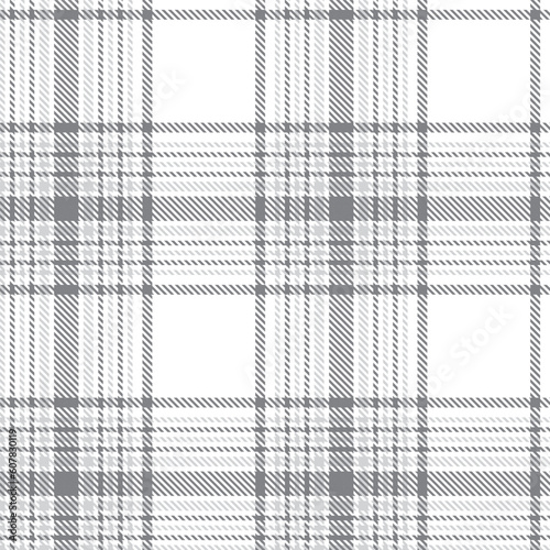 Monochrome Classic Plaid textured Seamless Pattern