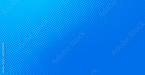 Bright Blue Color Halftone Abstract Pattern Background. Vintage. Wallpaper. Vector