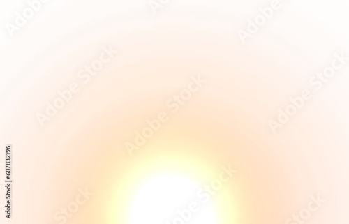 Photographie Transparent glowing sun special lens flare effect, graphic s isolated on transparent background