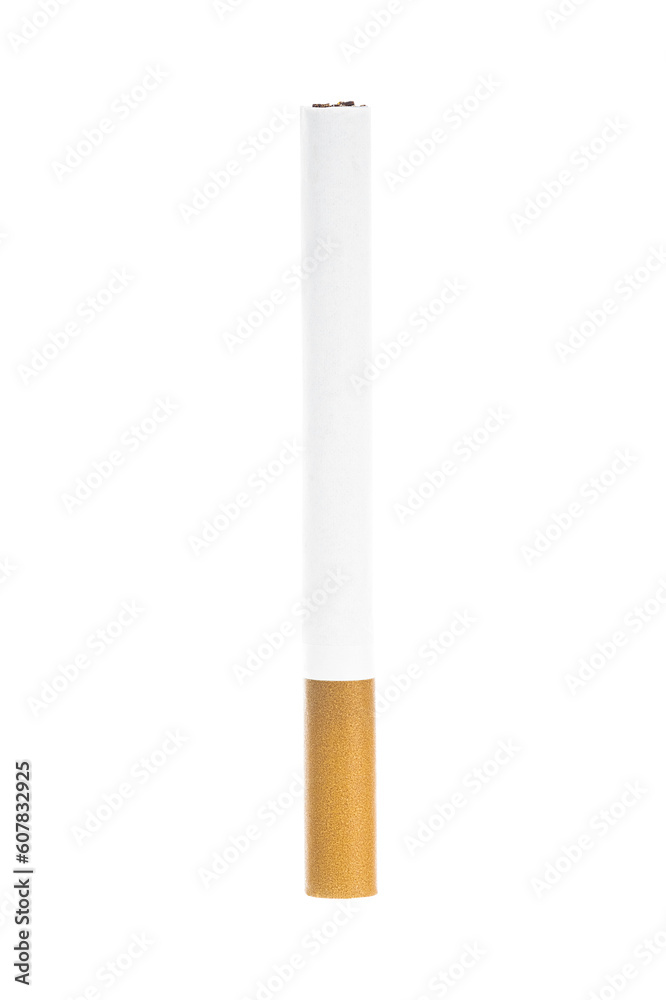 Cigarette isolated on a white background with clipping path. Cigarette isolated on a white background with clipping path.