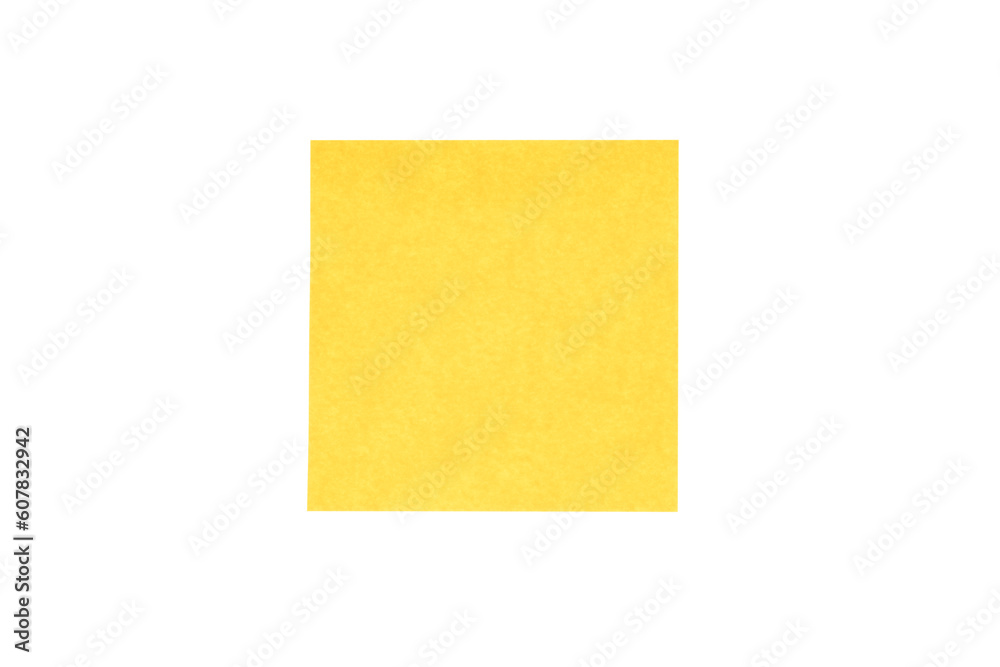 Yellow blank post-it notes isolated on white background with clipping path. Yellow blank post-it notes isolated on white background with clipping path.