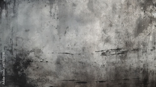 Grunge grey background. Generative AI