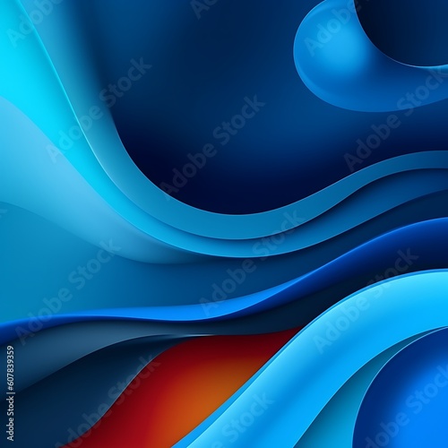 realistic abstract background with blue accent Created with Generative AI
