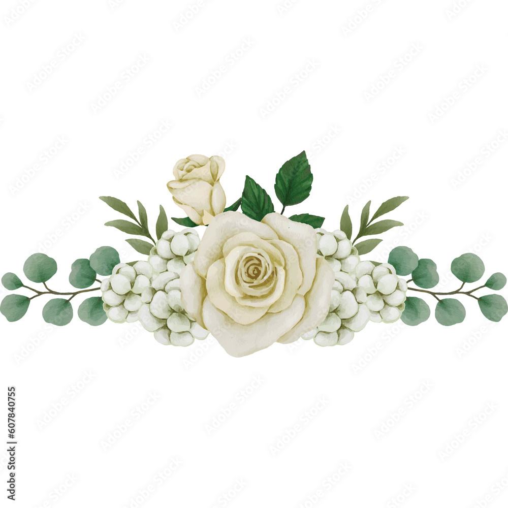 Flower white rose, floral bouquet Clip art Element Transparent ...