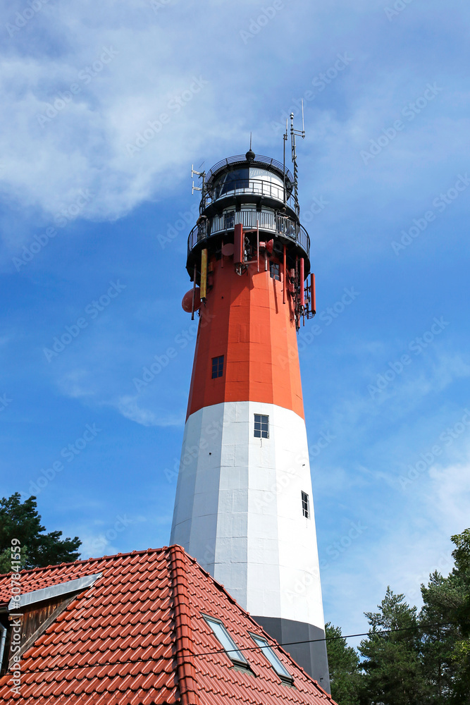 Stilo Lighthouse in Osetnik, Baltic coast, Poland