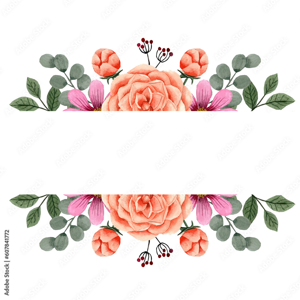 Flower bouquet, floral Clip art Element Transparent Background Stock