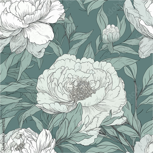 Paradise Peony Pattern