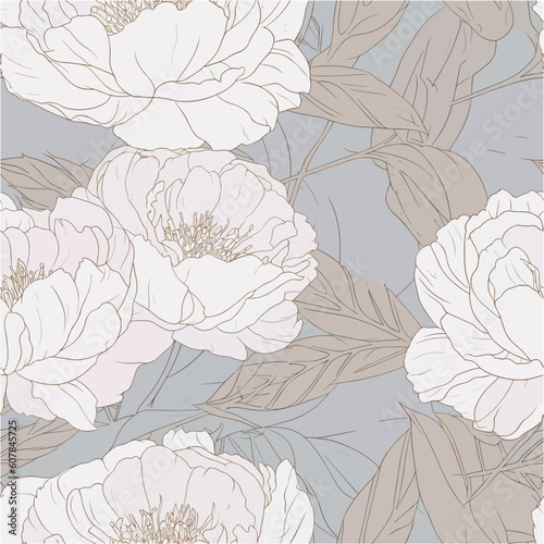 Paradise Peony Pattern